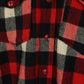 Vintage Woolrich Heavyweight Black Plaid Shirt Jacket