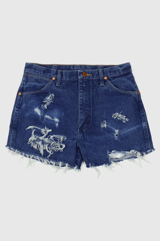 Vintage Distressed Wrangler Jean Shorts