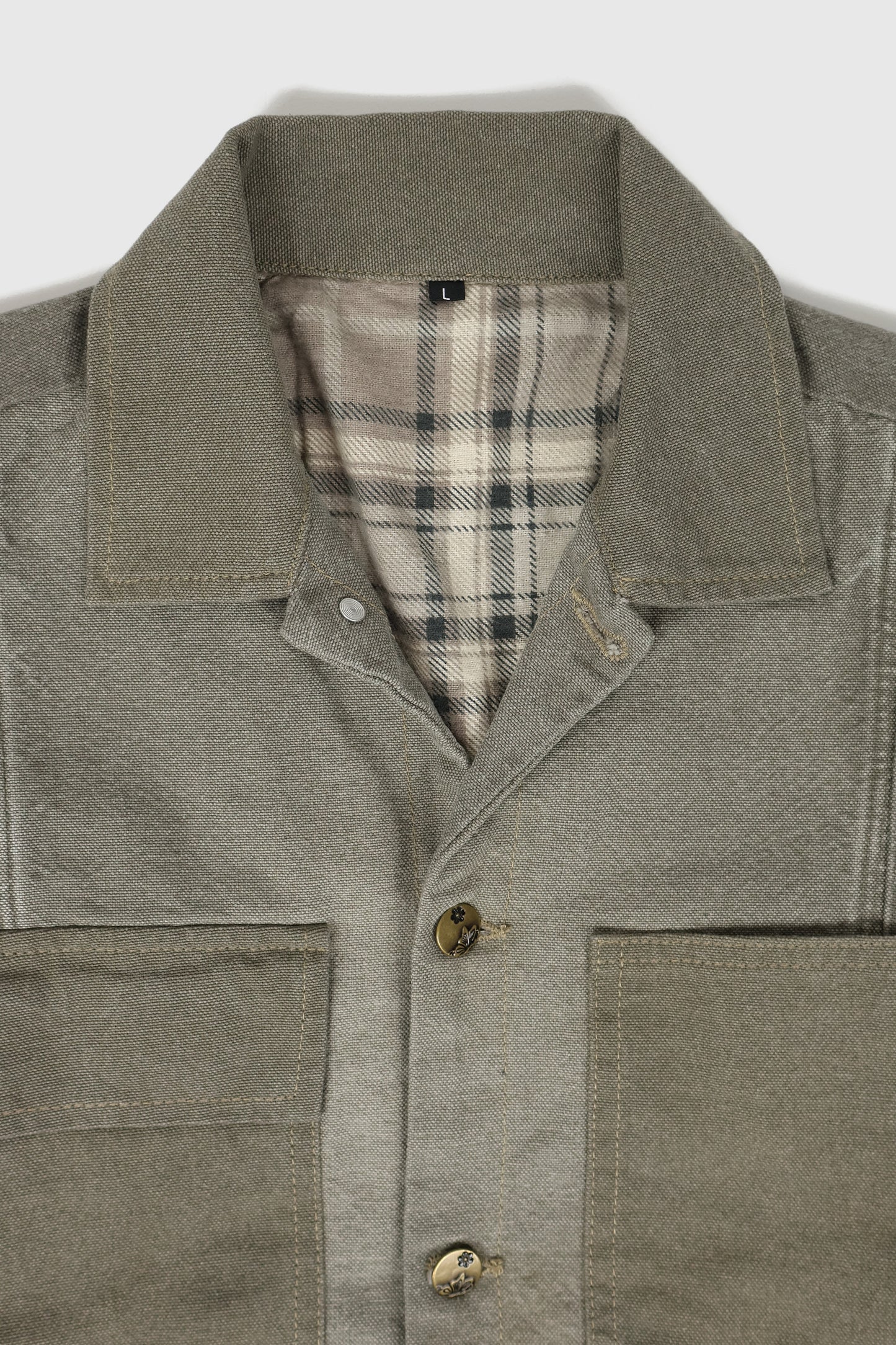 Reworked Workwear Button-Down Jacket 02