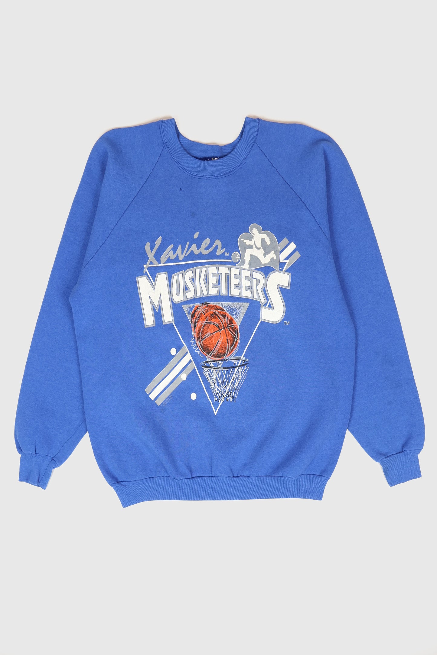 Vintage Xavier Musketeers Basketball Crewneck Image 0