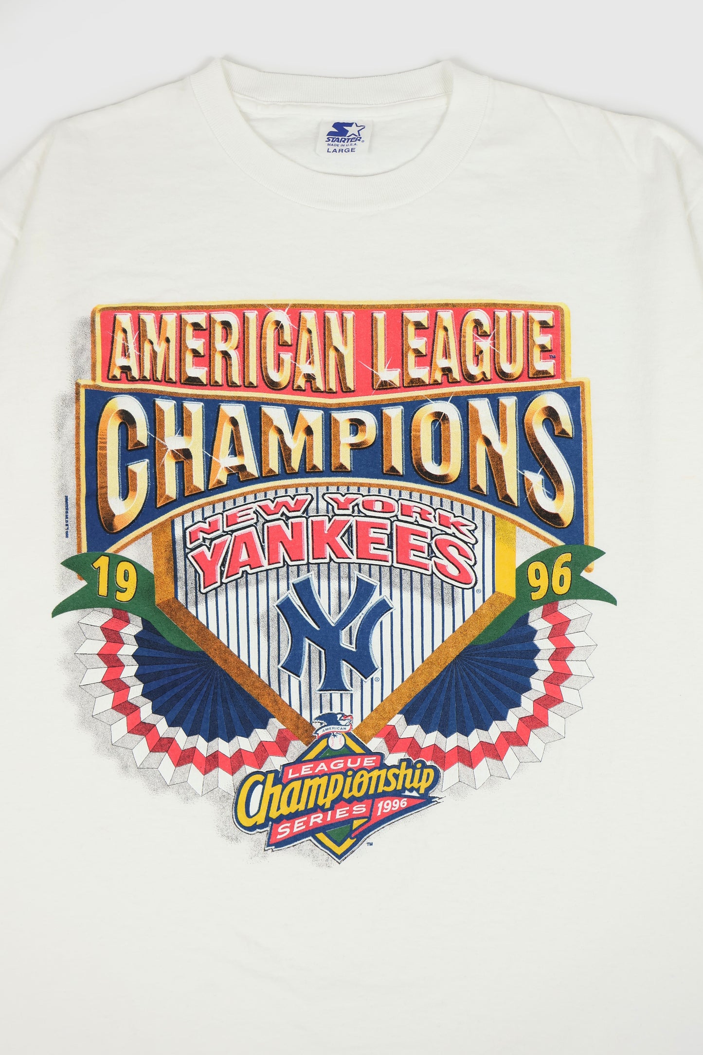 Vintage New York Yankess 1996 AL Champions Tee Image 1