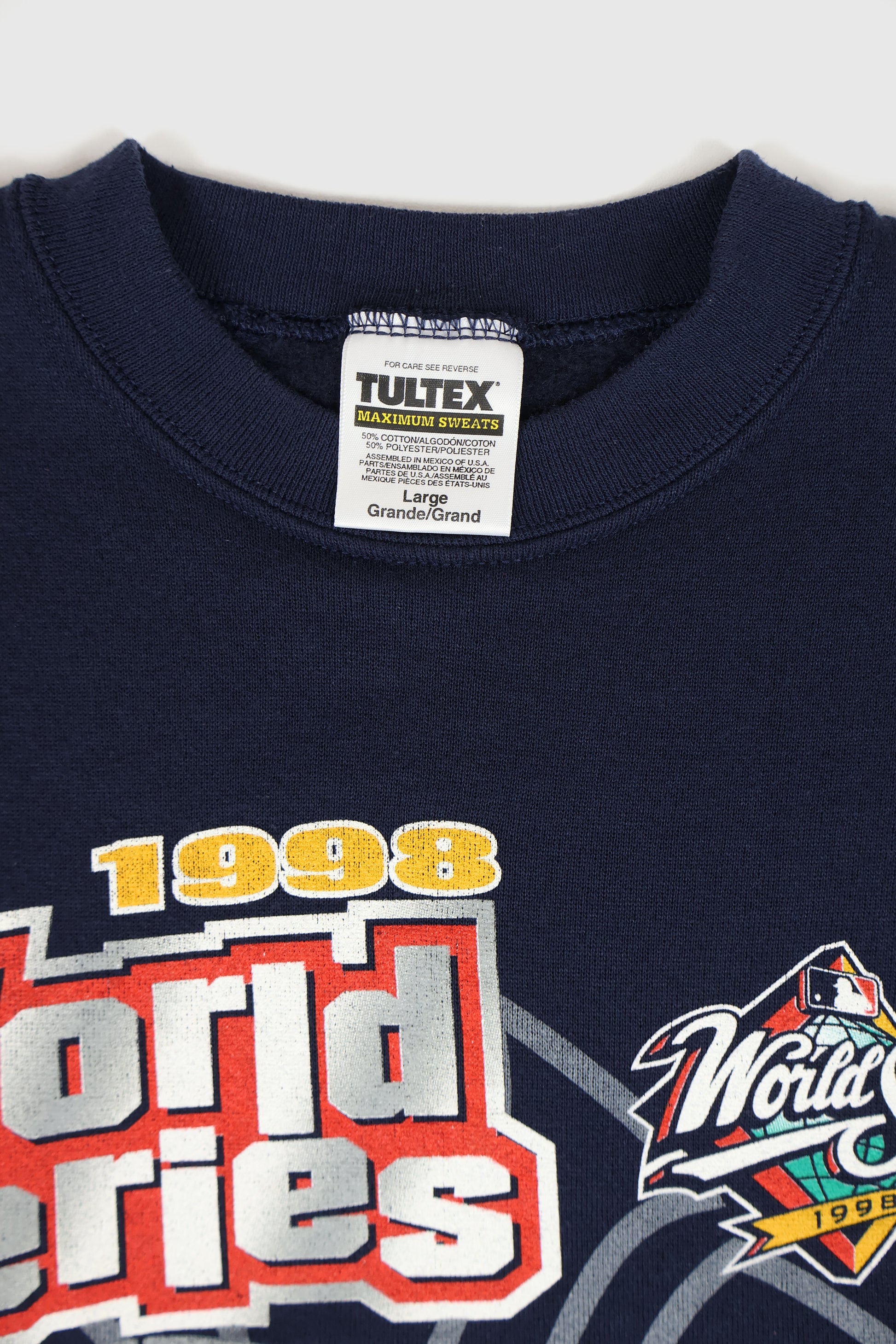 Vintage New York Yankees 1998 World Series Champions Crewneck Image 2