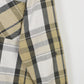 Vintage Distressed Plaid Button-Down Shirt