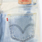 Upcycled Levi's 550 Relaxed Fit Bleached Jeans 01