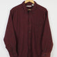 Red Flannel Button-Down Shirt