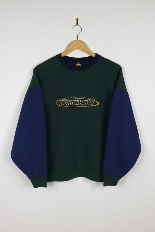 Vintage Embroidered Fighting Irish Crewneck