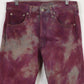 Upcycled Levi's 501 Straight Fit Button-Fly Dyed Jeans 003