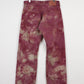 Upcycled Levi's 501 Straight Fit Button-Fly Dyed Jeans 005