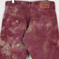 Upcycled Levi's 501 Straight Fit Button-Fly Dyed Jeans 005