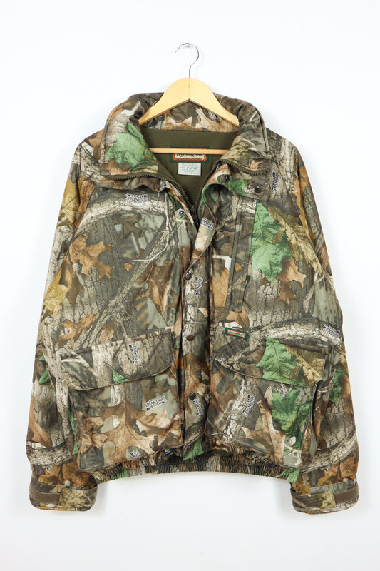 Vintage Camo Insulated Full Zip Jacket