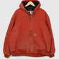 Vintage Carhartt Orange Full Zip Jacket