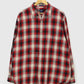 Vintage Gap Distressed Red Button-Down Shirt