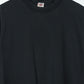 Vintage Solid Black Tee 001