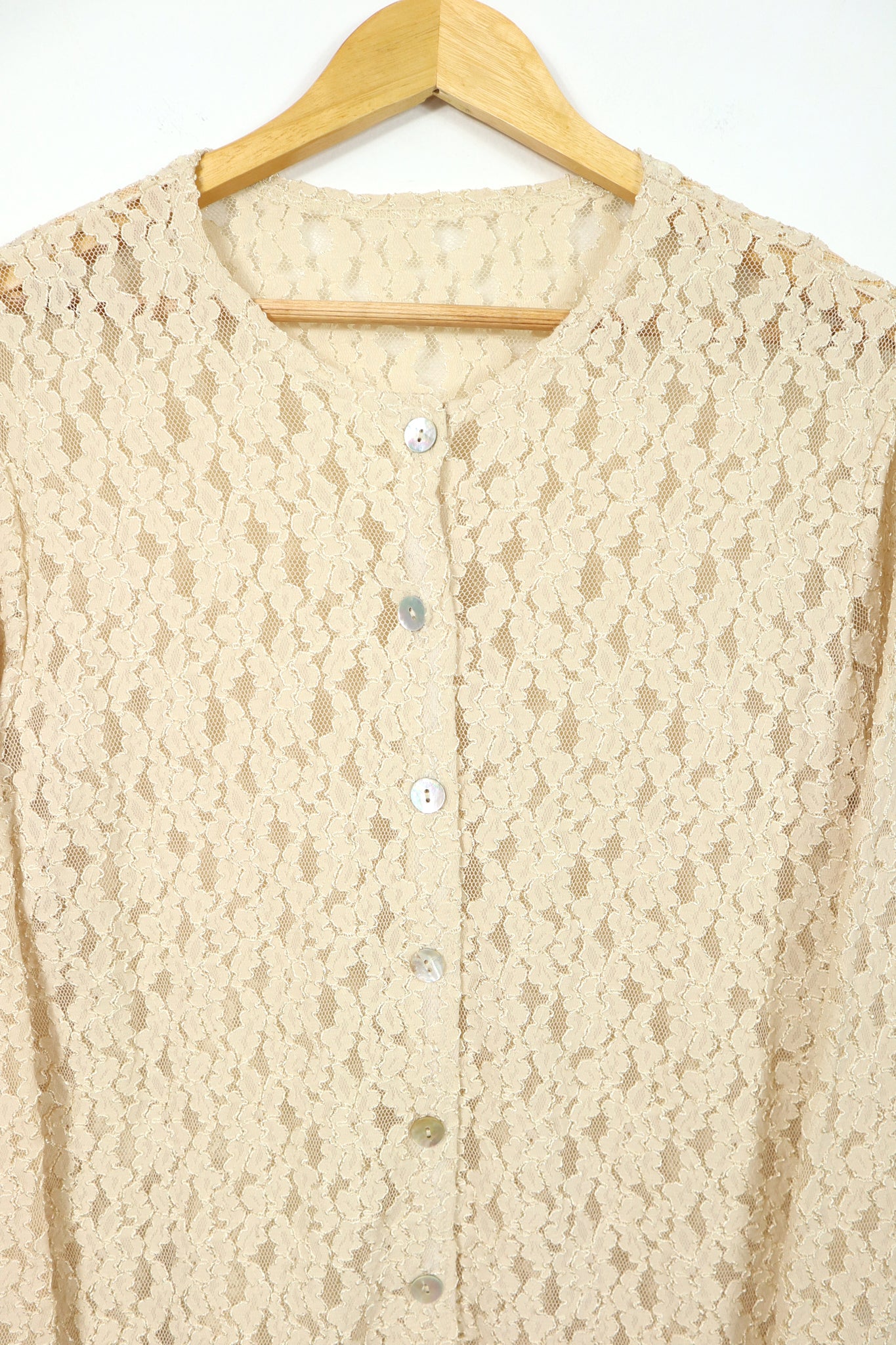 Vintage White Lace Shirt