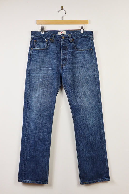 Vintage 501 Levi's Button-Fly Jeans (32x30.5)