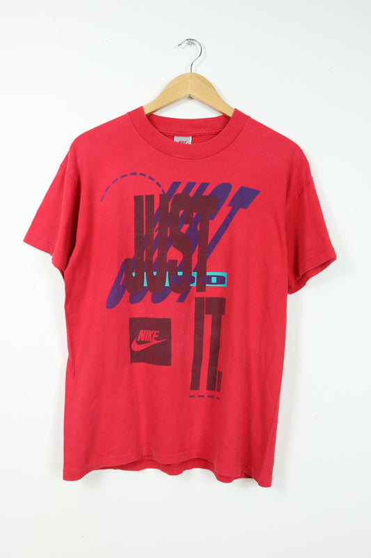 Vintage Nike Just Do It Red Tee