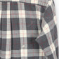 Vintage Grey Flannel Button-Down Shirt