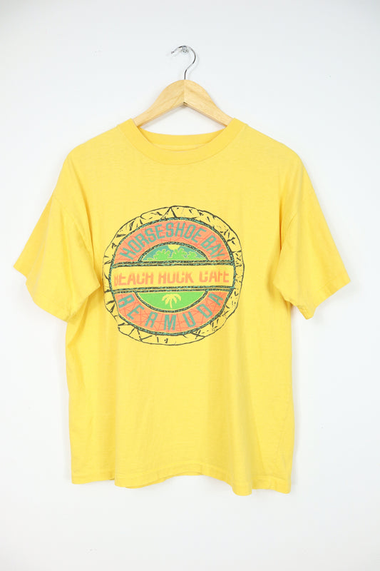 Vintage Beach Rock Café Bermuda Tee