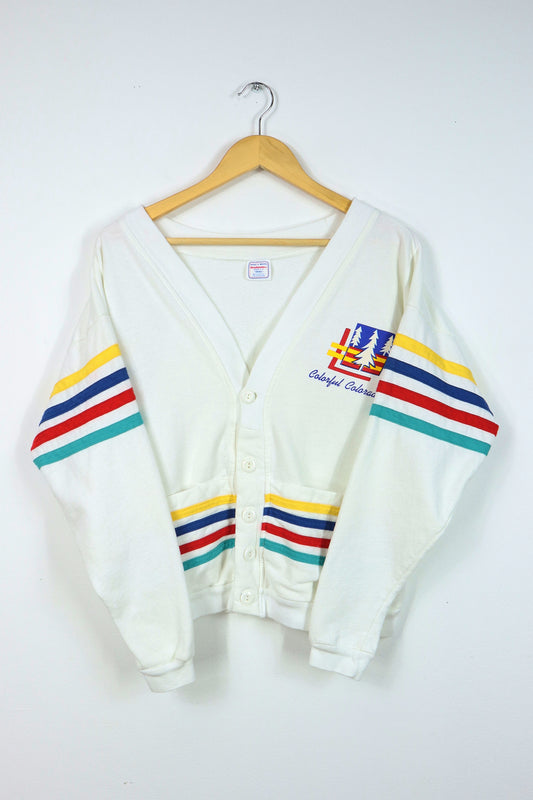 Vintage Colorful Colorado Cardigan