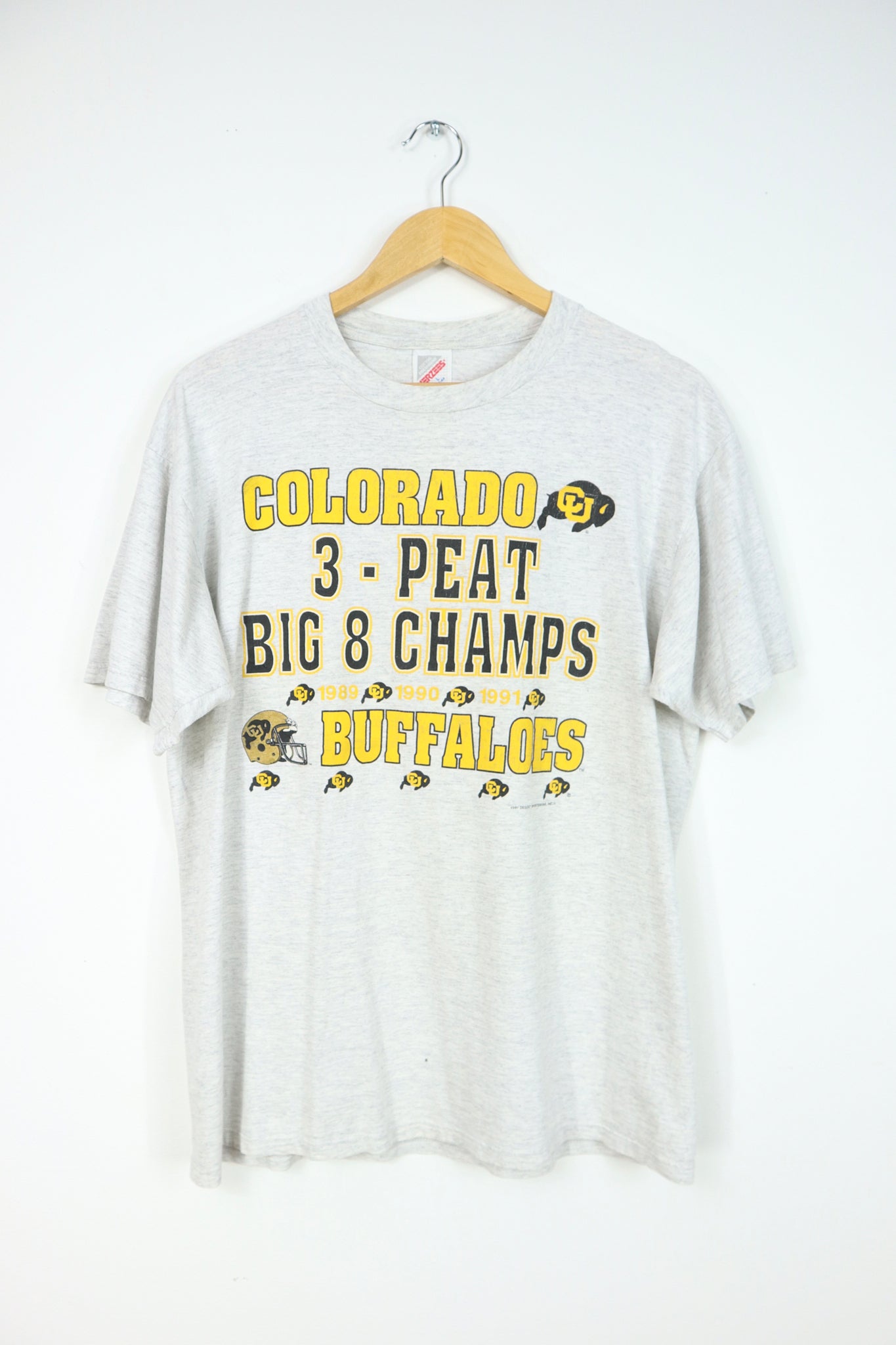 Vintage Colorado 3-Peat Big 8 Champs Tee
