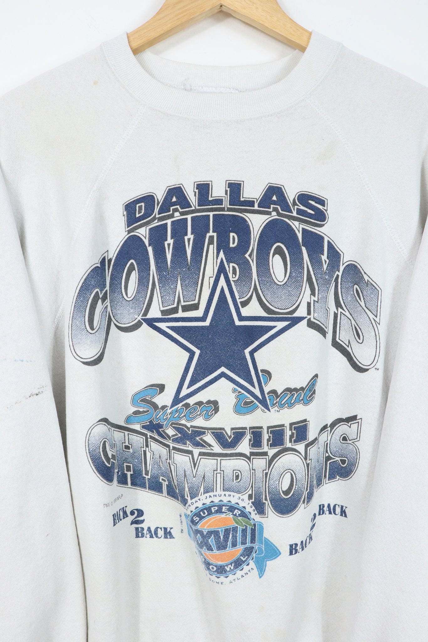 Vintage Dallas Cowboys Super Bowl XXVIII Champions Crewneck