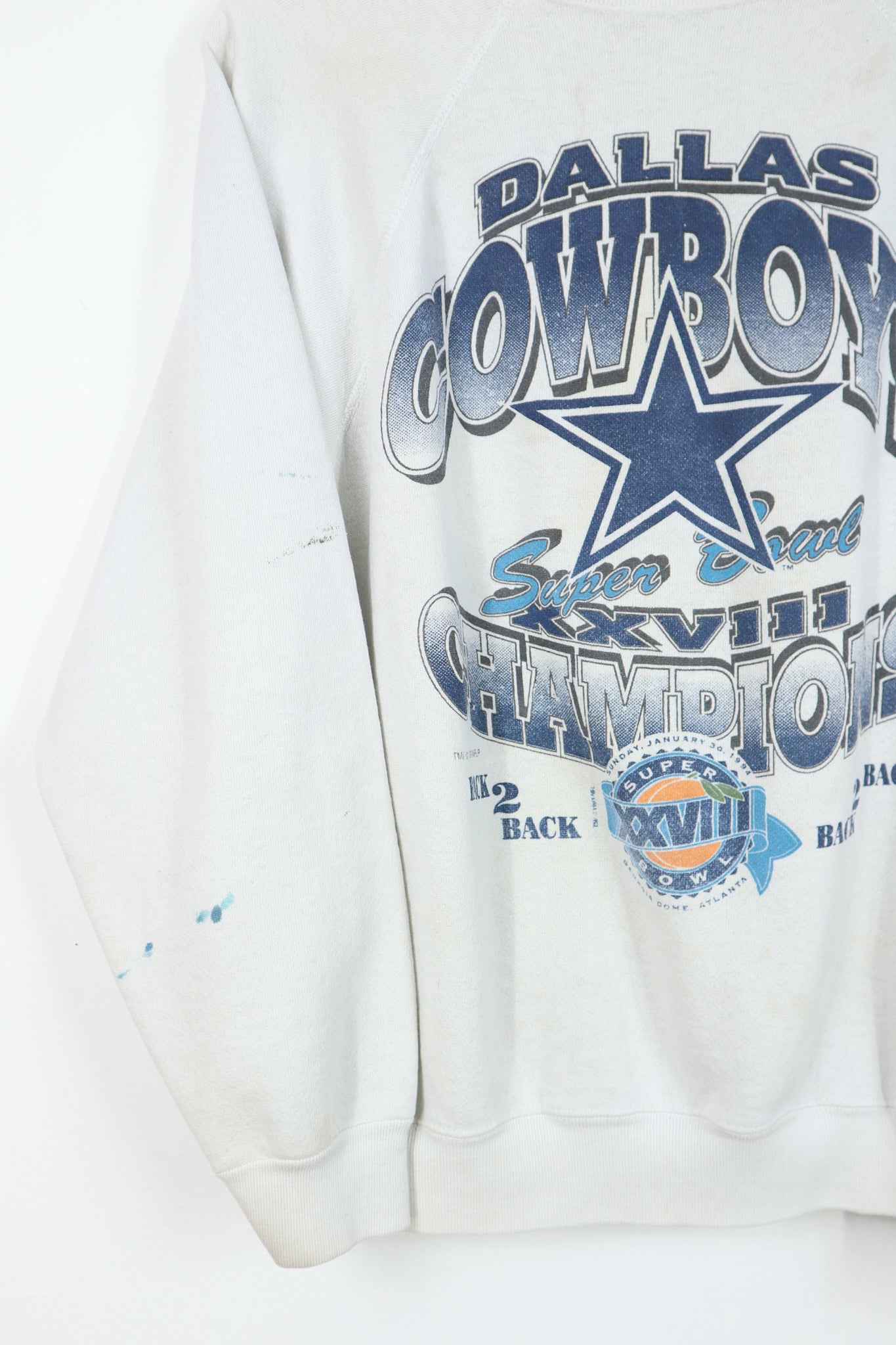 Vintage Dallas Cowboys Super Bowl XXVIII Champions Crewneck