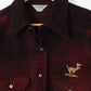 Vintage Embroidered Buck Dyed Flannel Button-Down