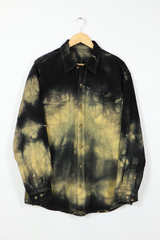 Vintage Dyed Heavyweight Flannel Button-Down 005