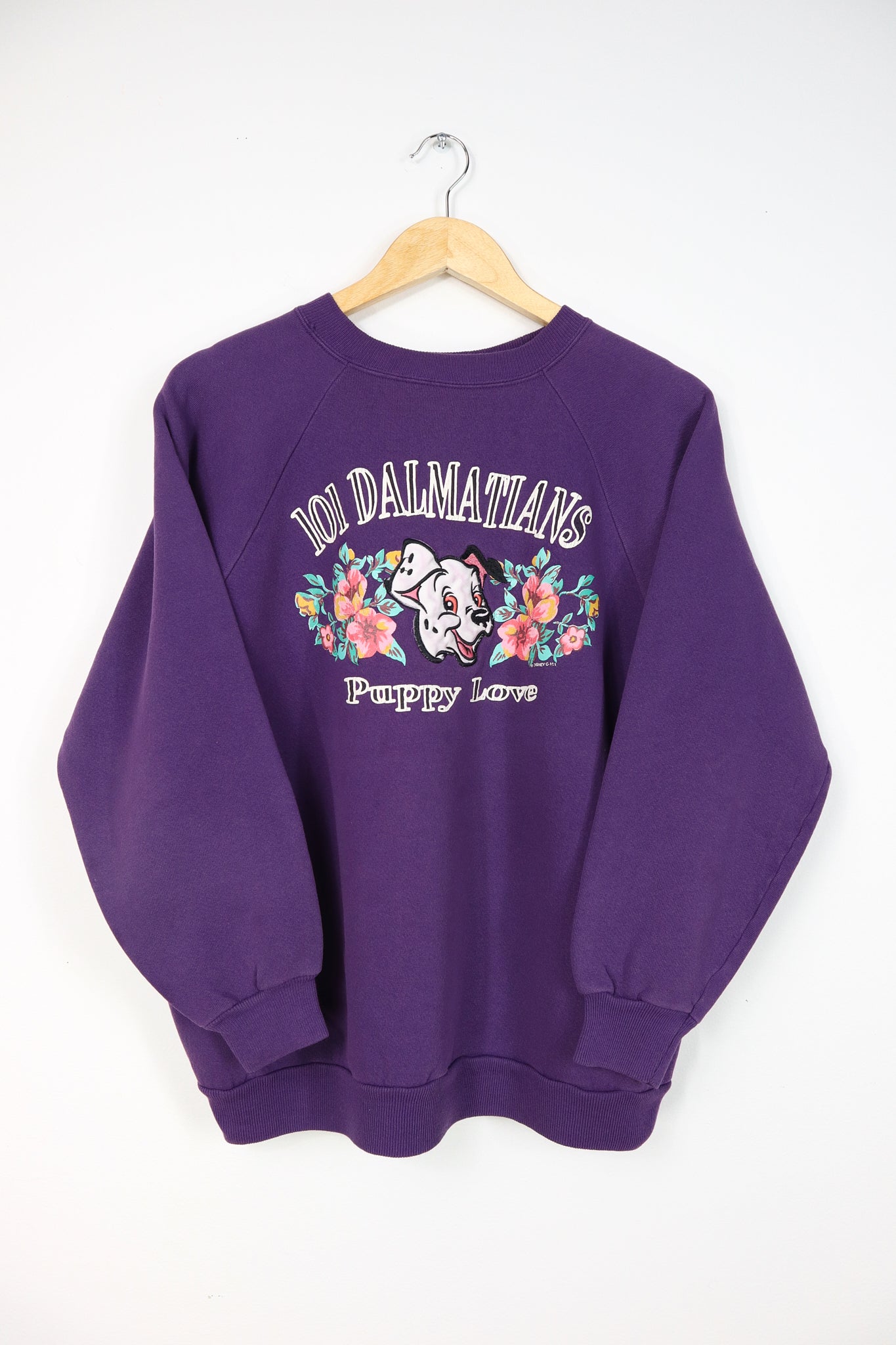 Vintage 101 Dalmations Puppy Love Crewneck