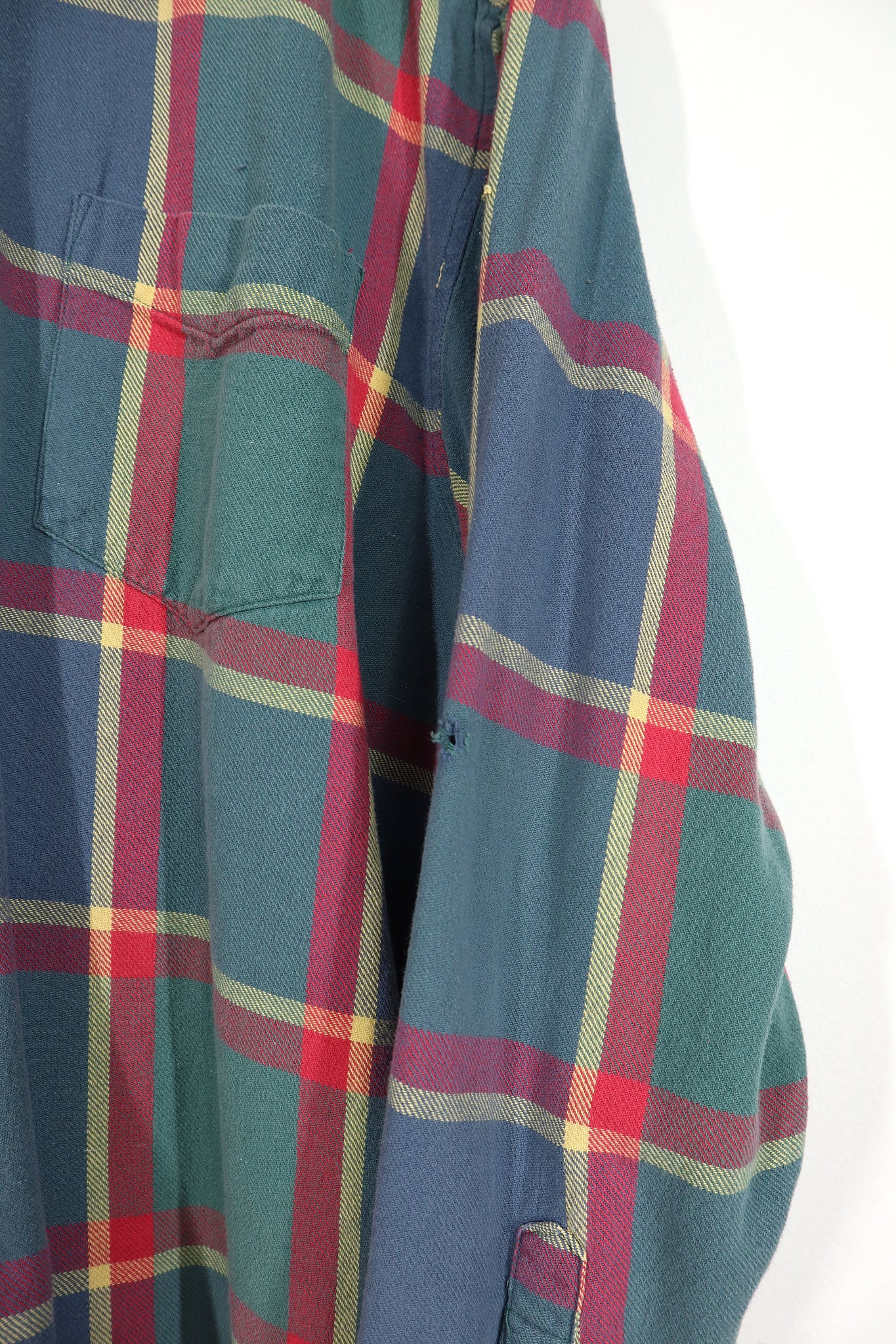 Vintage Gap Green Plaid Button-Down