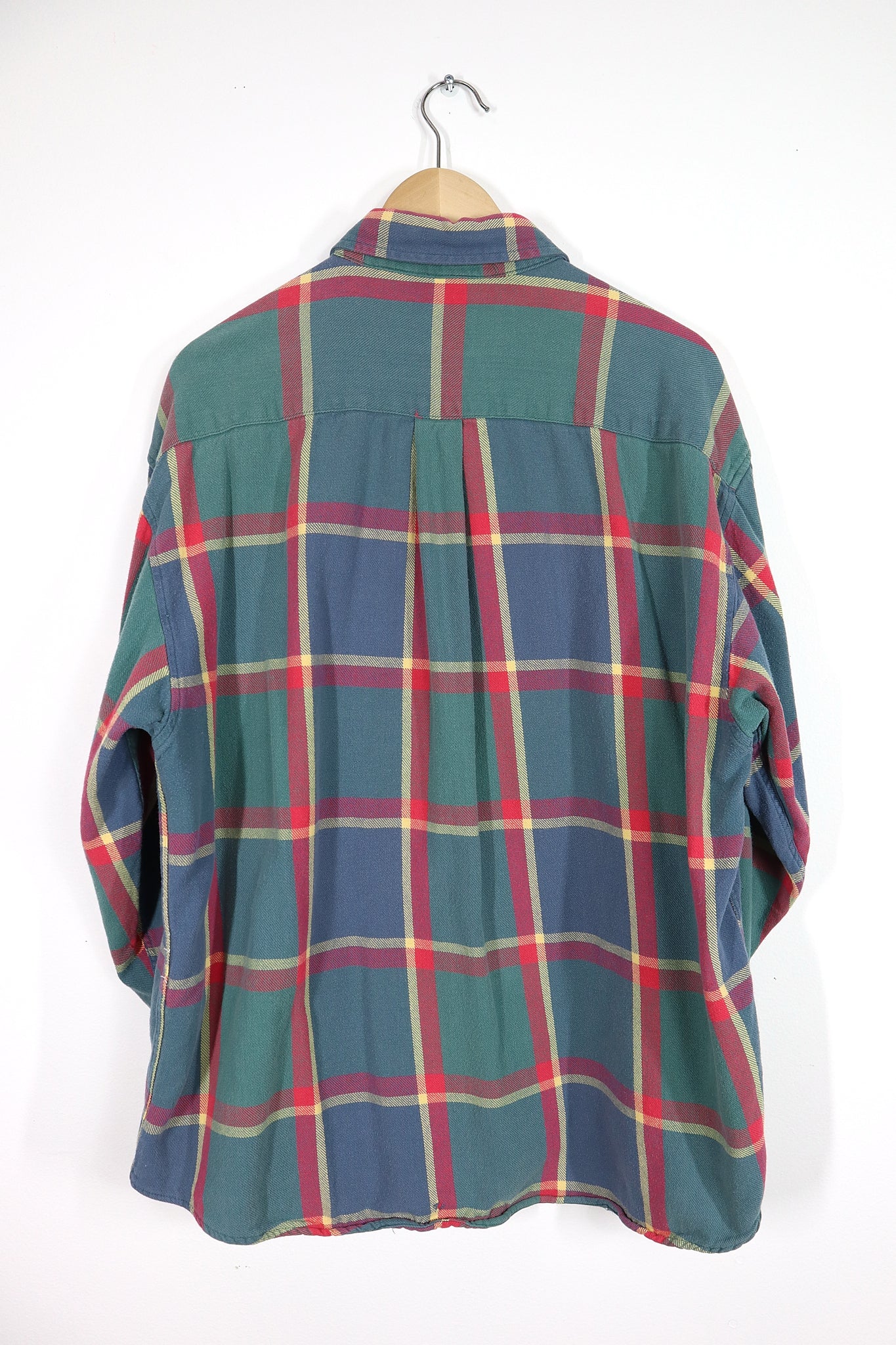 Vintage Gap Green Plaid Button-Down