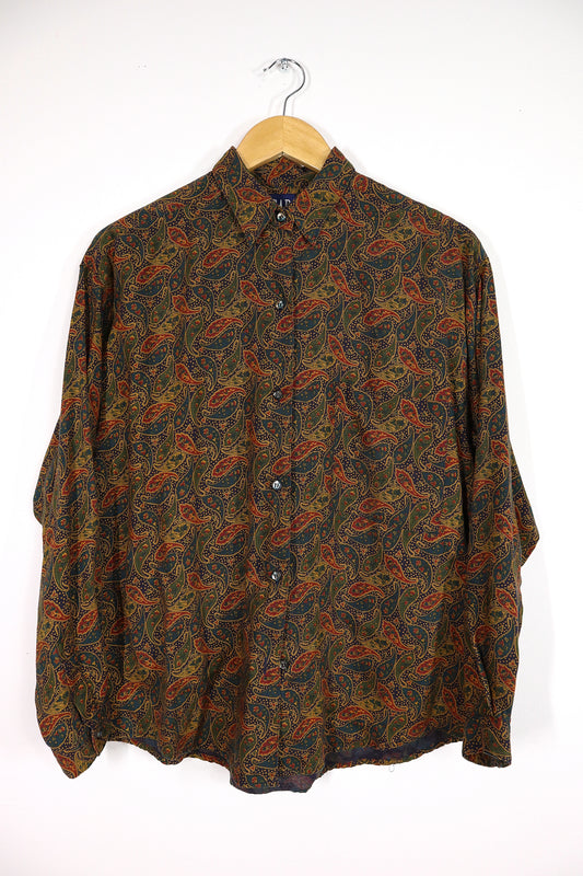 Vintage Gap Paisley Button-Down