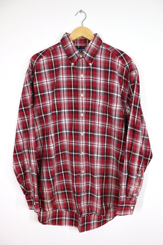 Vintage Gap Red Plaid Button-Down