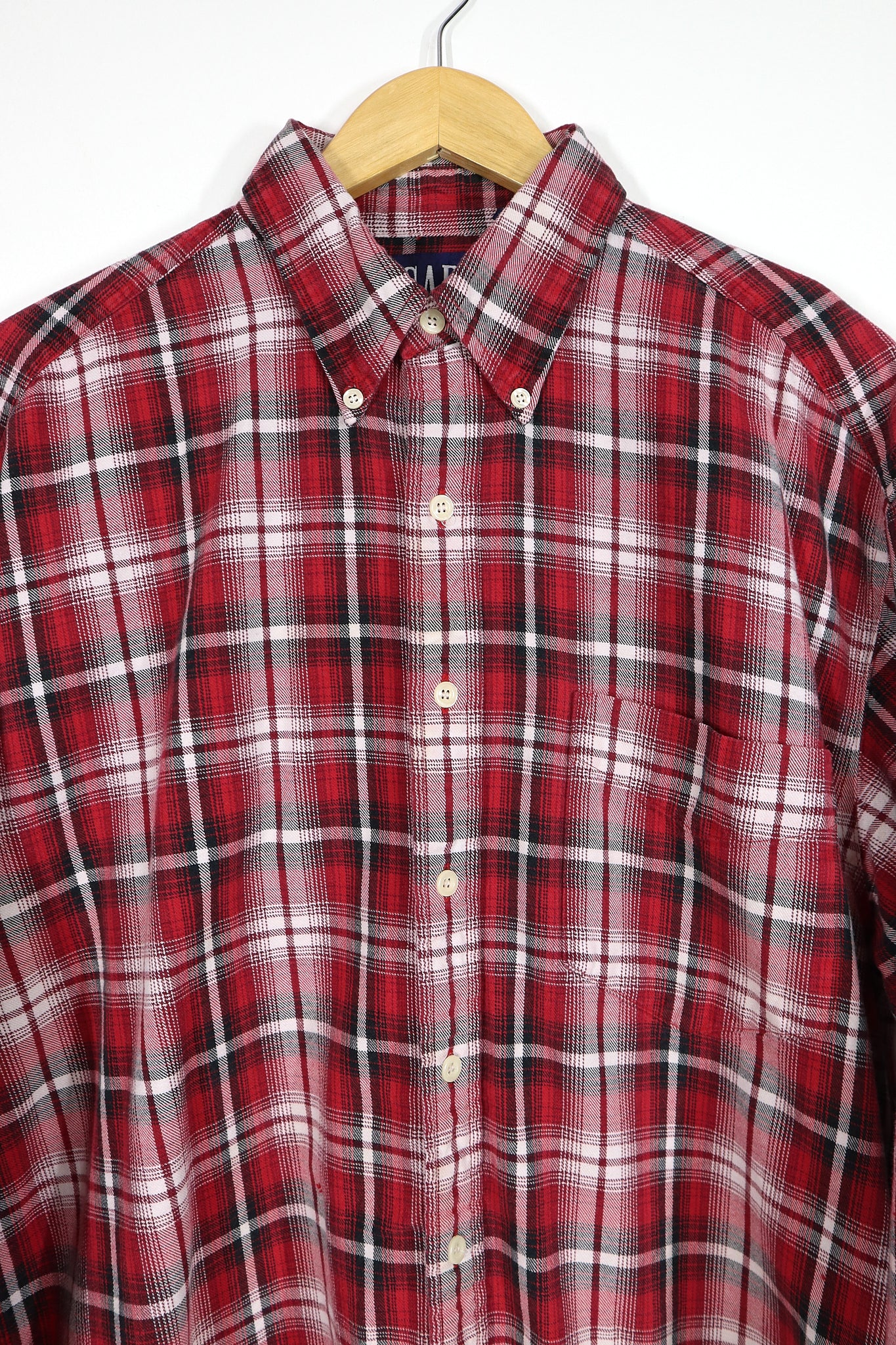 Vintage Gap Red Plaid Button-Down