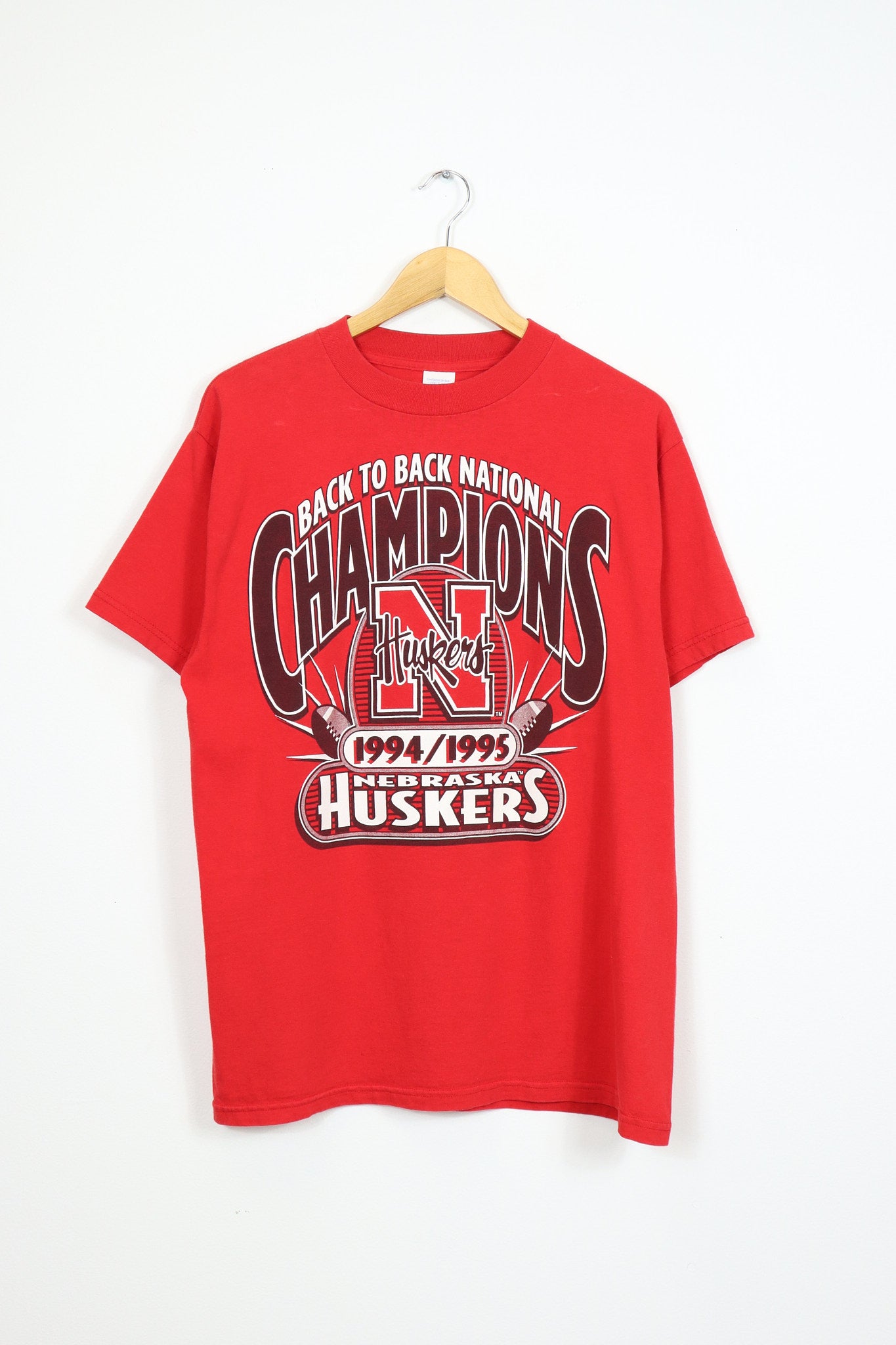 Vintage Nebraska Back to Back Champion '94-'95 Tee