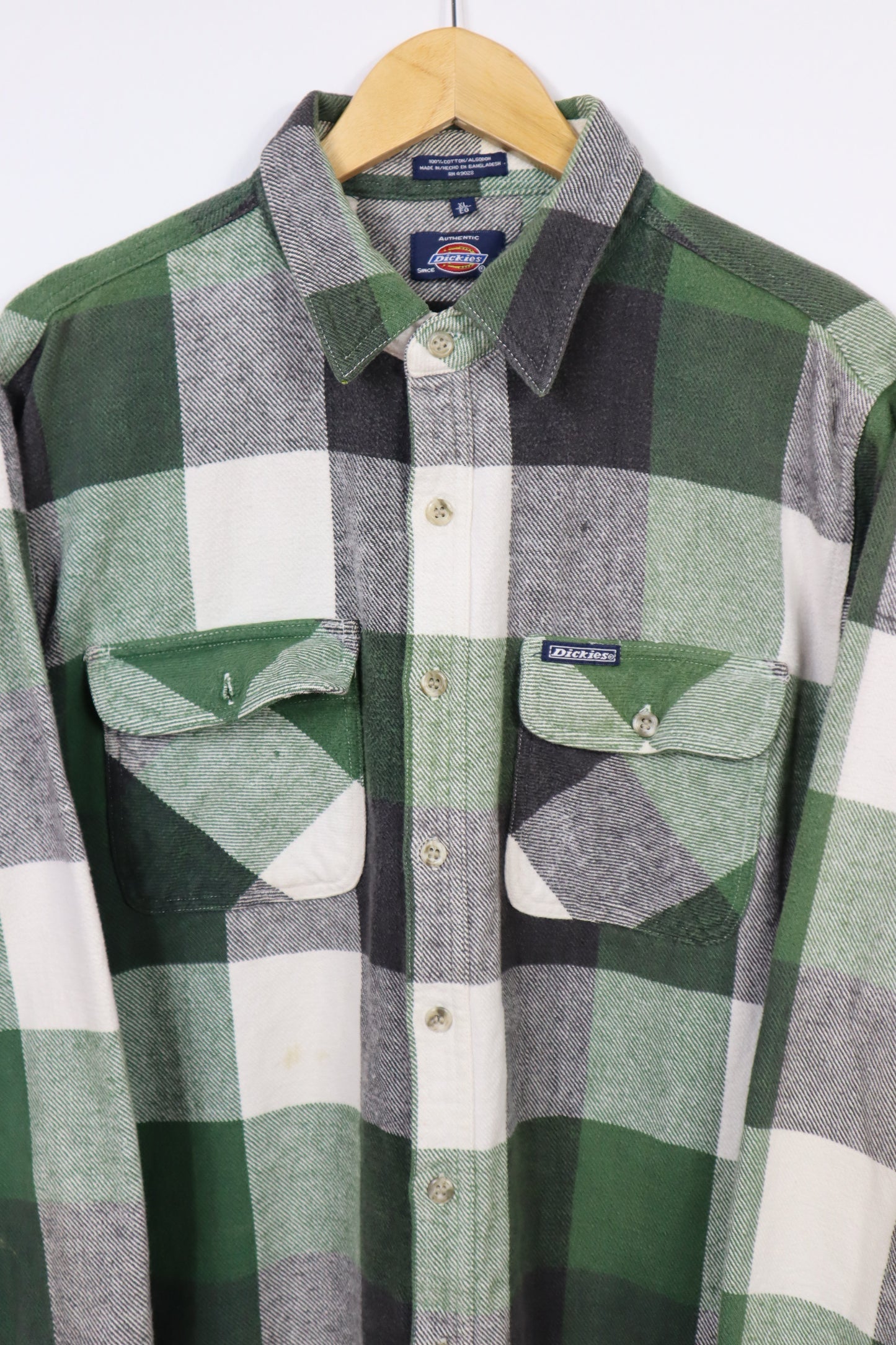 Flannel Button-Down Shirt #4