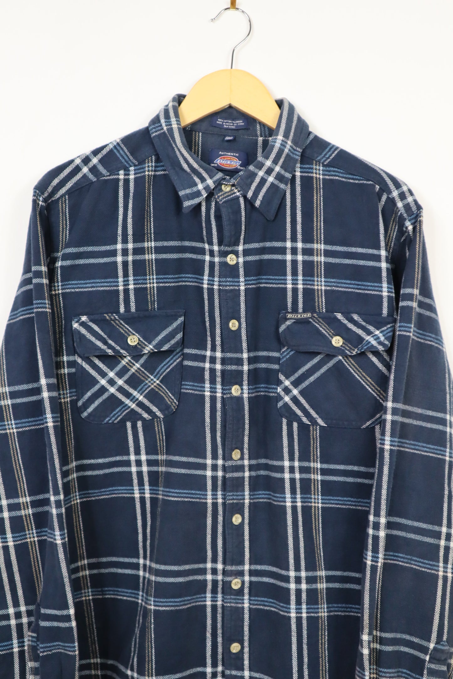 Flannel Button-Down Shirt #5