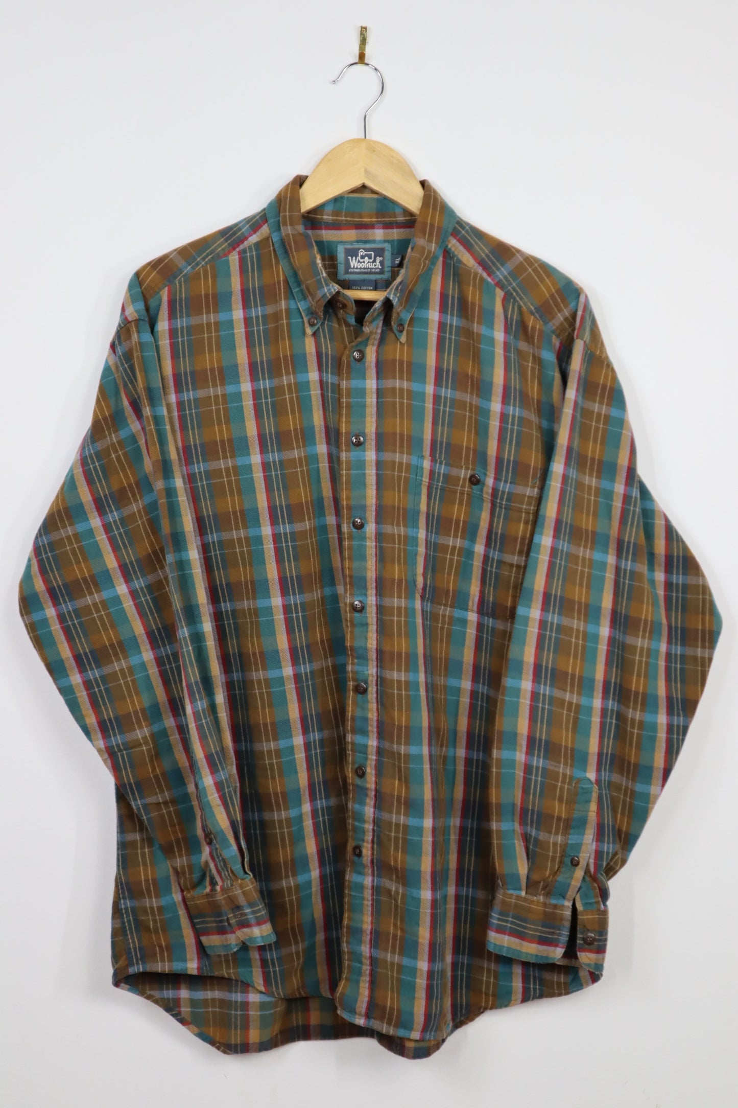 Flannel Button-Down Shirt #8