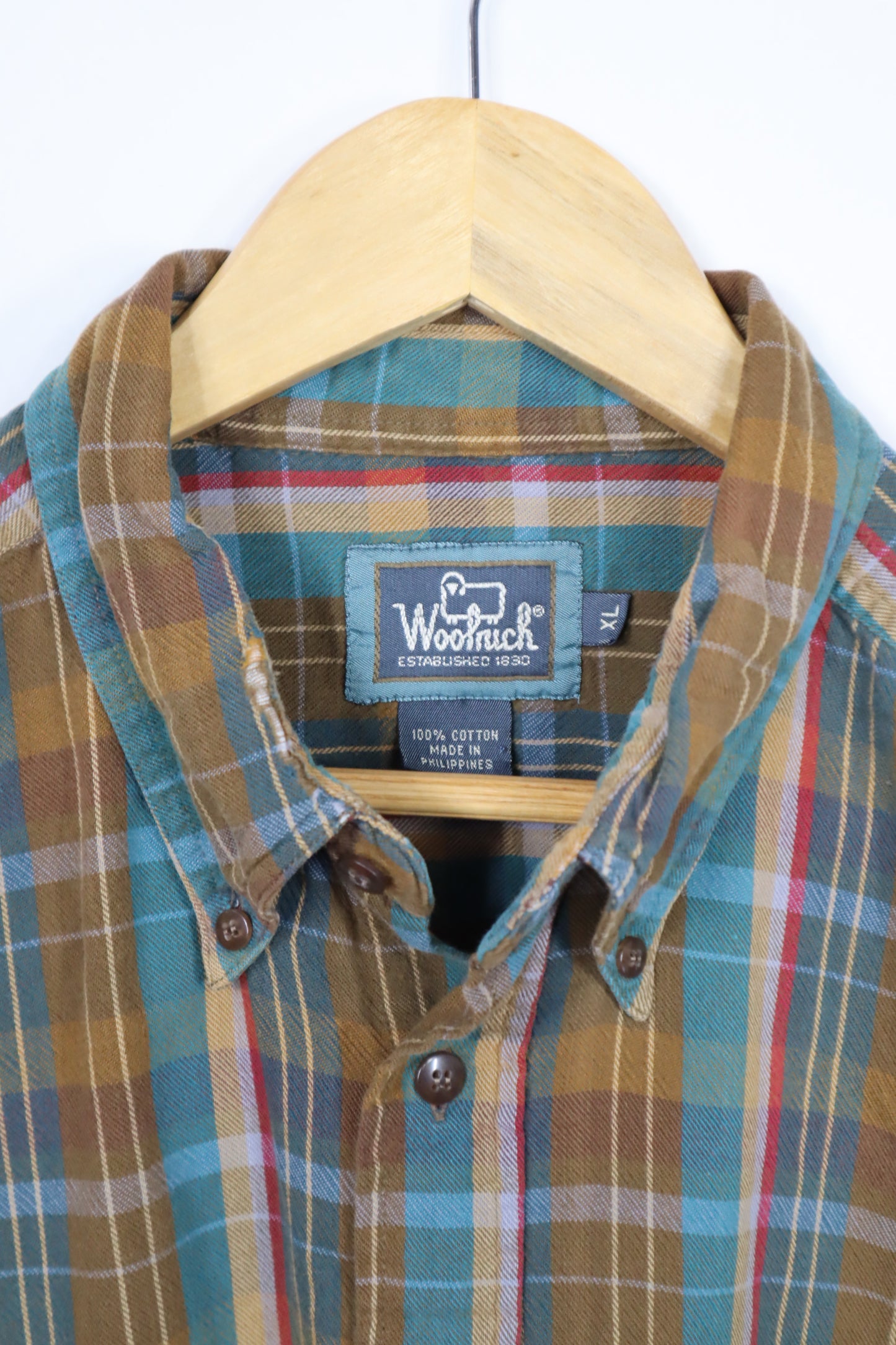 Flannel Button-Down Shirt #8