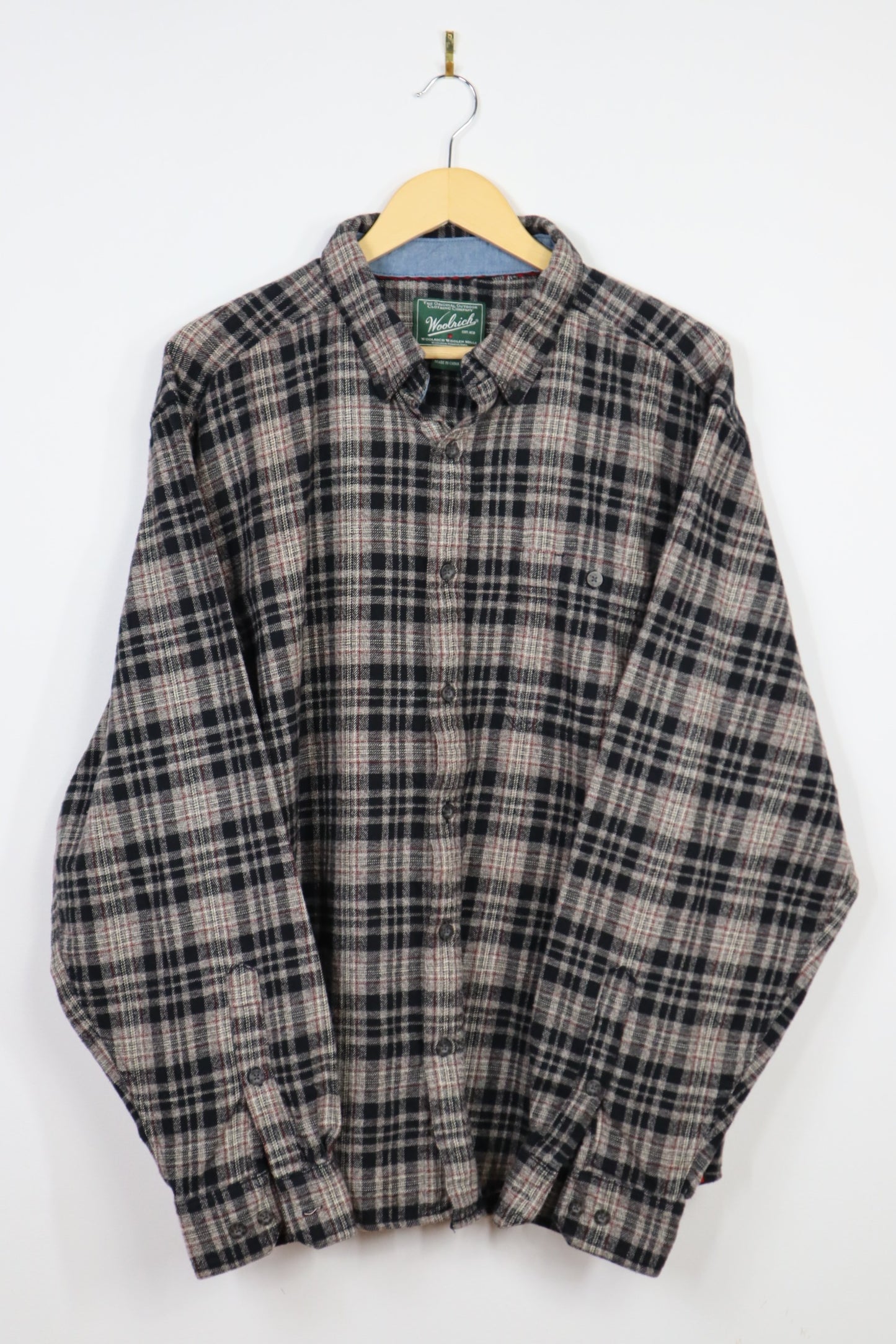 Flannel Button-Down Shirt #7