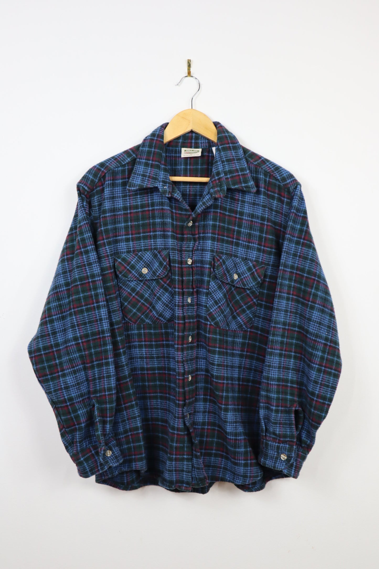 Flannel Button-Down Shirt #3