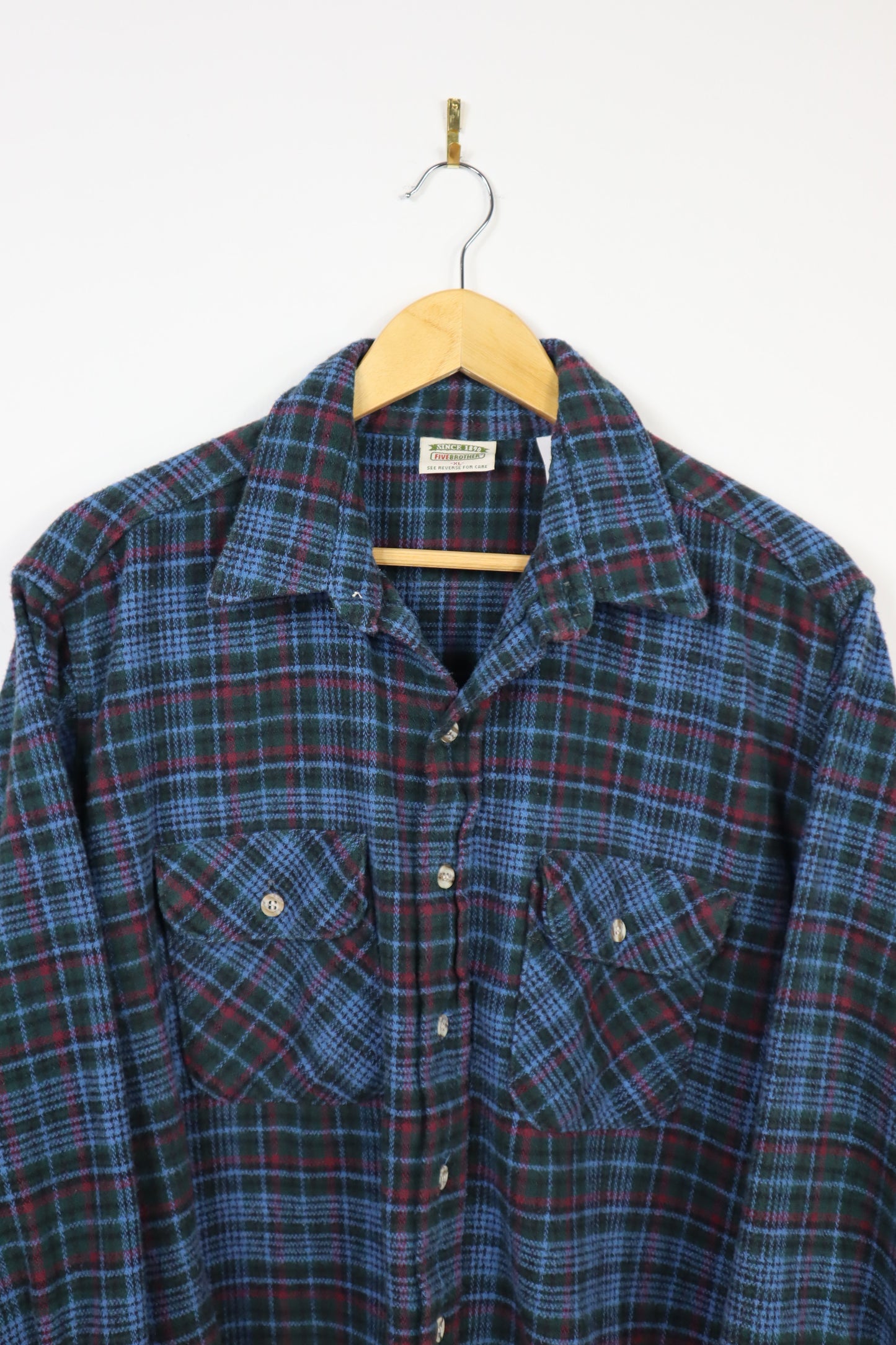 Flannel Button-Down Shirt #3