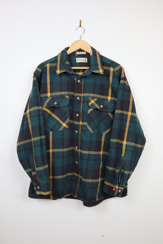 Flannel Button-Down Shirt #1