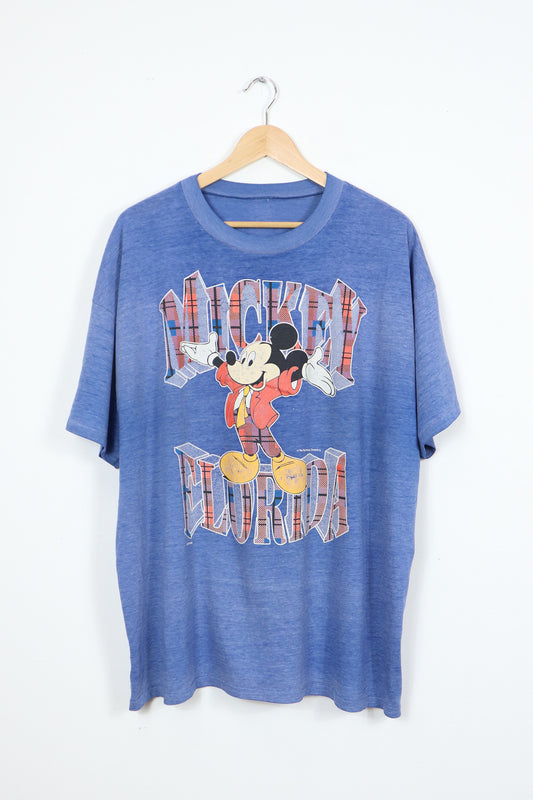 Vintage Threadbare Mickey Florida Tee