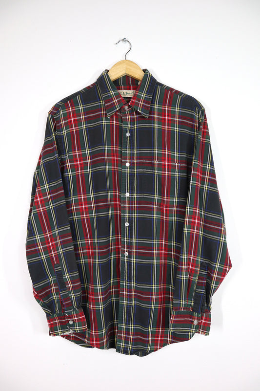 Vintage L.L. Bean Plaid Button-Down