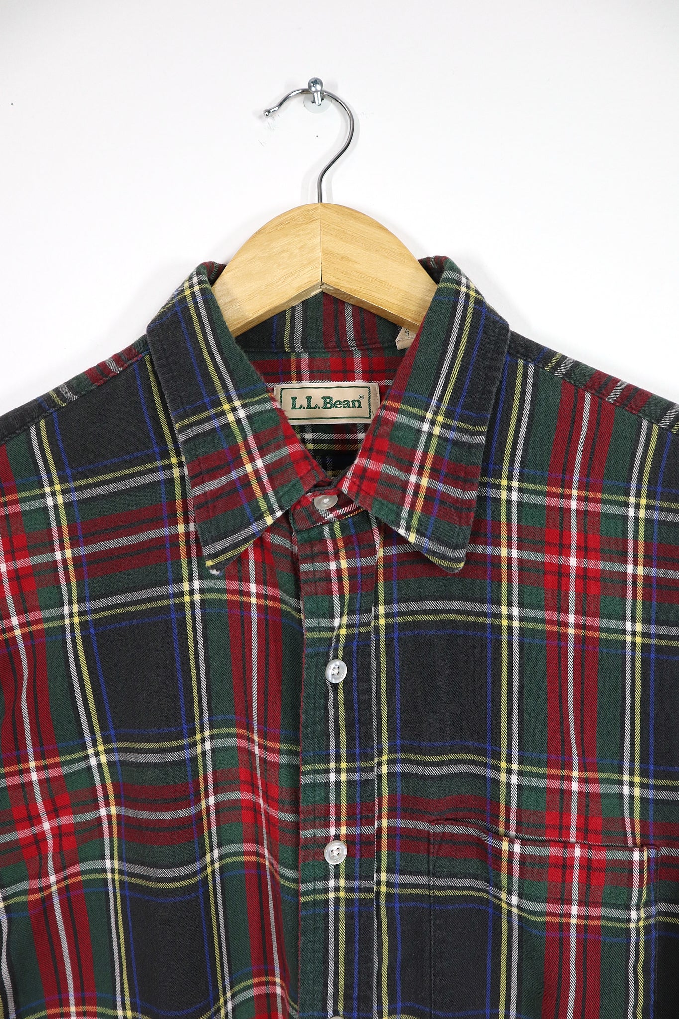 Vintage L.L. Bean Plaid Button-Down