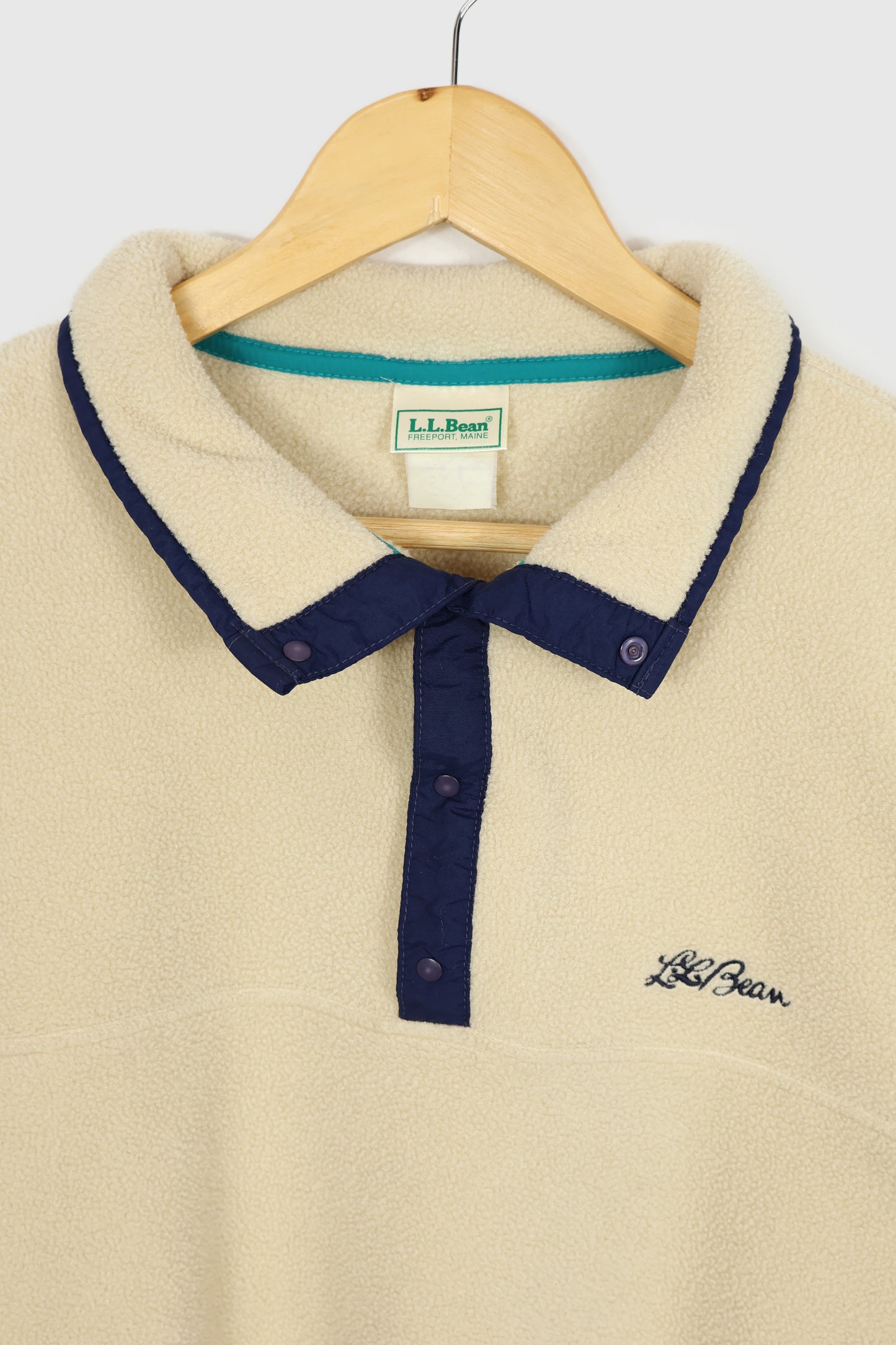 Vintage L.L. Bean Snap Button Fleece Jacket