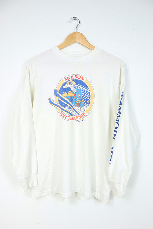 Vintage Molson Ski Challenge Long Sleeve Tee