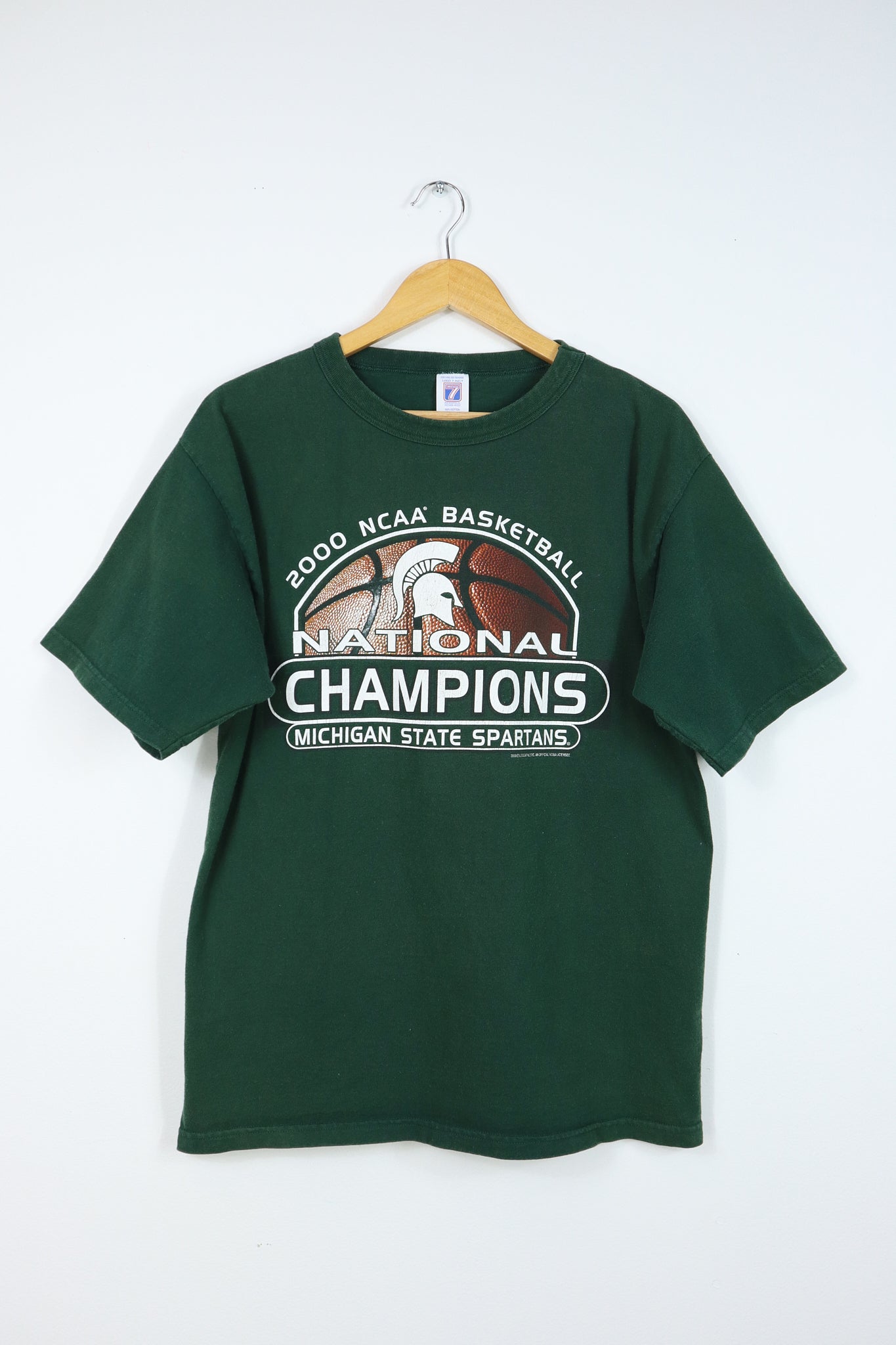 Vintage Michigan State Basketball NCAA Champions Tee