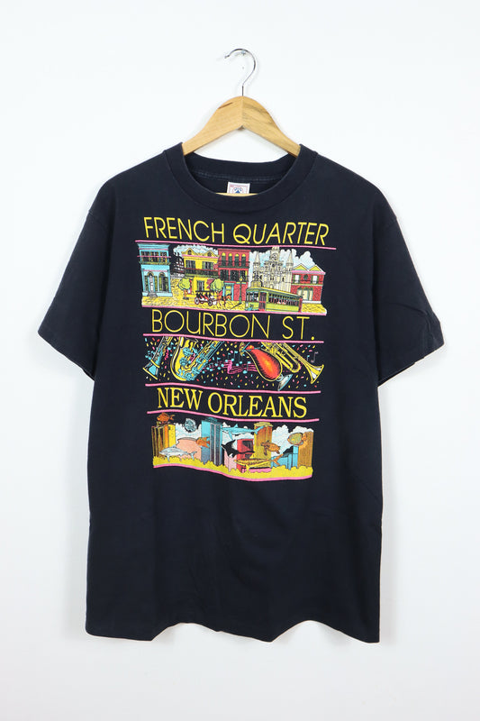 Vintage French Quarter Bourbon St Tee